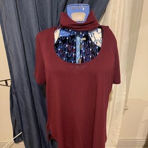 Ladies shirt sleeve tee